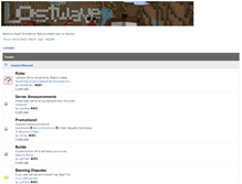 Tablet Screenshot of craftminer.info